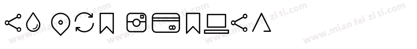 sF Pro Icons字体转换